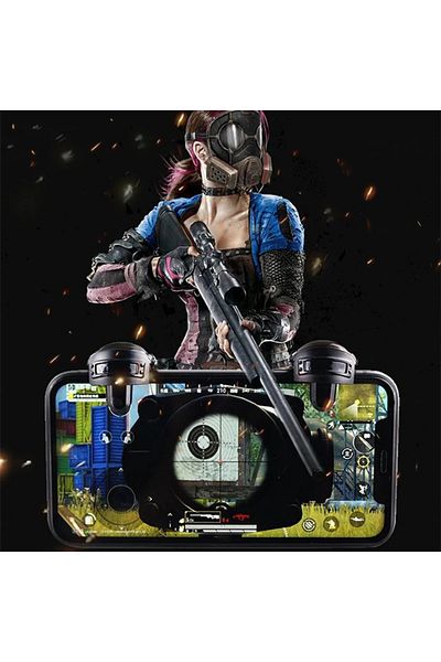 CepteToptan Ally L1R1 Gamepad Game Igniter Trigger- Level 3 Helmet Pubg Gadget-(1903) - Mki̇9475-5102