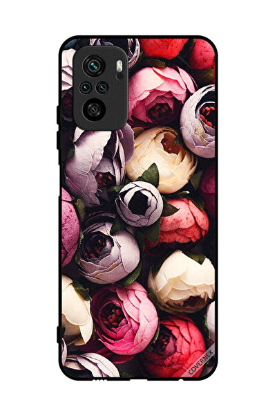 Covernex Protective Case Cover For Poco M5s 4G Dark Cone Roses