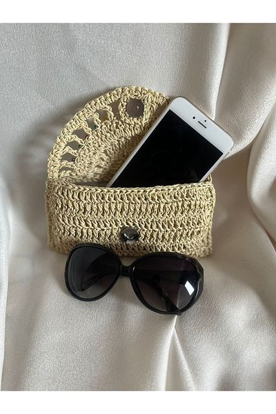 İhtiyacımVar I Need Multi-Purpose Wallet / Case - Underlining Protection - Lined Case Bead Embroidered
