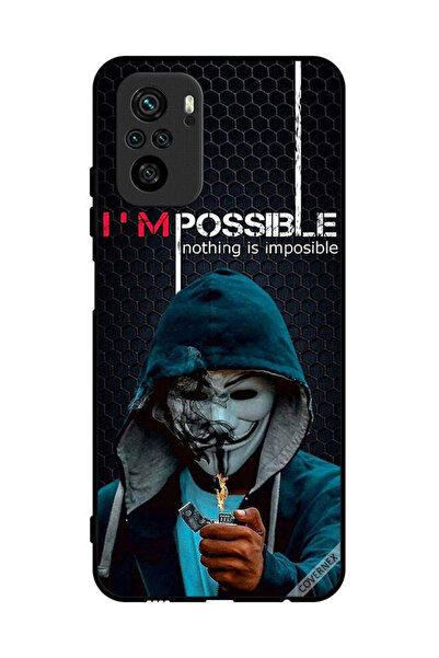 Covernex غطاء حماية لهاتف Poco M5s 4G - خلفية شاشة "أنا ممكن، لا شيء مستحيل"