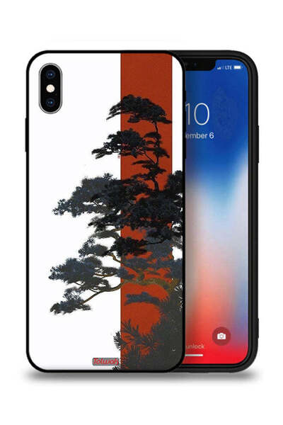 Tolwak غطاء حماية لجهاز Apple iPhone XS Max مع رسم شجرة