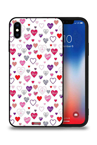 Tolwak غطاء حماية بتصميم قلوب لهاتف Apple iPhone XS Max