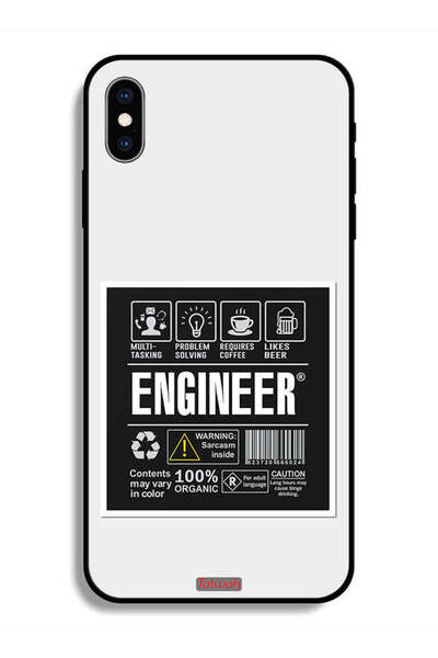 Tolwak جراب حماية لهاتف Apple iPhone X ملصق المهندس