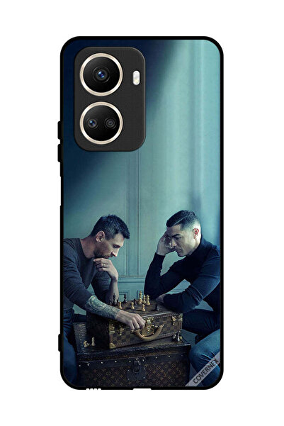 Covernex غطاء حماية لهاتف هواوي نوفا 10 إس إي - ميسي ضد رونالدو يلعبان الشطرنج
