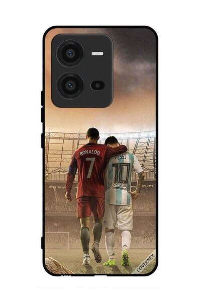 Covernex غطاء حماية لهاتف فيفو V25 ميسي ورونالدو