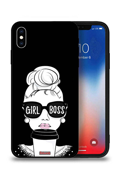 Tolwak غطاء حماية لهاتف Apple iPhone XS Max من Girl Boss