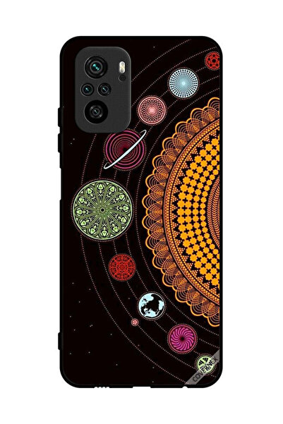 Covernex غطاء حماية لهاتف Poco M5s 4G برسومات ماندالا للنظام الشمسي