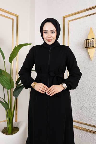 Butik Medina Silk Ruffle Detail Feracce