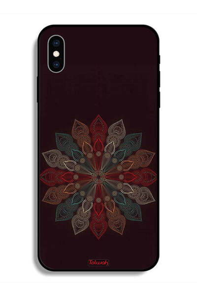 Tolwak جراب واقٍ لهاتف Apple iPhone X بتصميم زهرة ماندالا