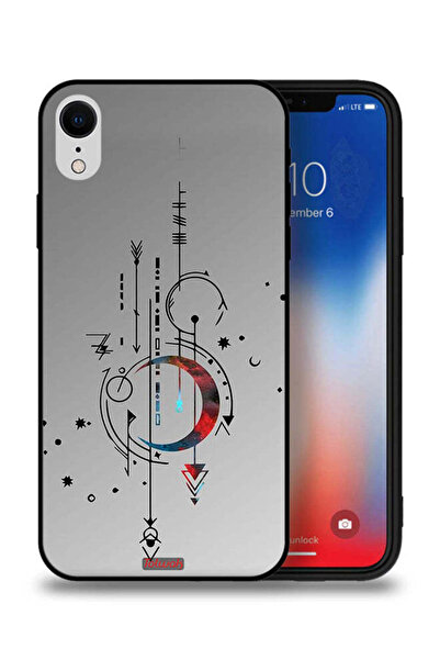 Tolwak جراب حماية لجهاز Apple iPhone XR بنمط فني القمر والسهام