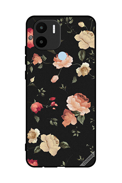 Covernex غطاء حماية لهاتف Xiaomi Redmi A1 Plus - خلفية فنية زهرية