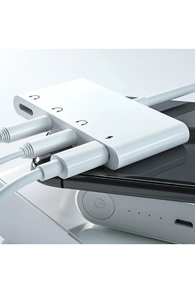 CepteToptan Ally Andriod USB Type C 4in1 Otg Audio Adapter Dual Dc 3.5mm Jack-(1903) - Mki̇1920-1287