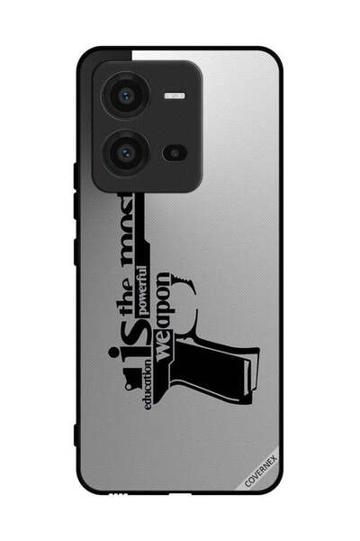 Covernex غطاء حماية لهاتف فيفو V25 التعليم هو السلاح الأقوى
