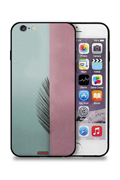 Tolwak غطاء حماية لهاتف Apple iPhone 6 Plus/6s Plus بتصميم نصف أوراق