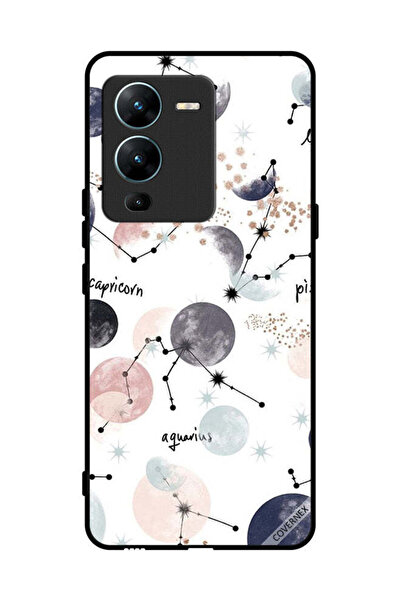 Covernex غطاء حماية لهاتف فيفو V25 برو - لوحة فنية من رسم الكواكب