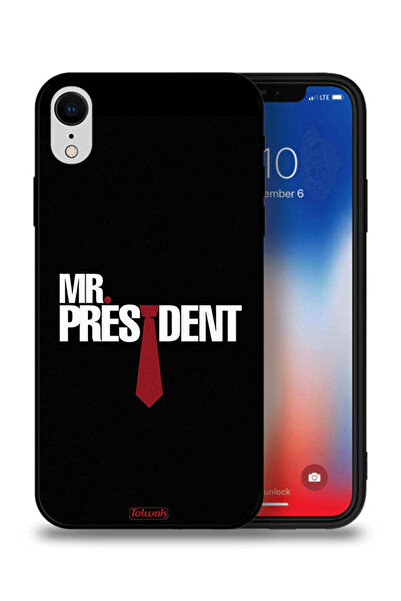 Tolwak جراب حماية لجهاز Apple iPhone XR Mr President