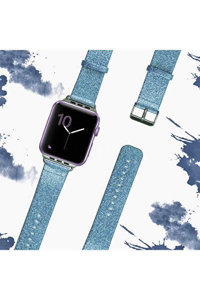 lowell home Ally Watch 7-8 45mm 6-5-4 44mm Band Strap Leather Glossy 3-2-1 42...