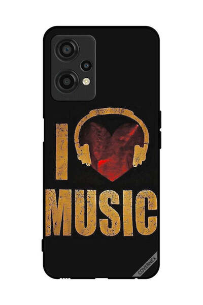 Covernex غطاء حماية لهاتف OnePlus Nord CE 2 Lite 5G Vintage I Love Music