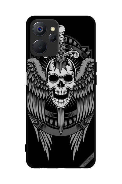 Covernex غطاء حماية لهاتف Realme 9i 5G جمجمة بأجنحة نسر