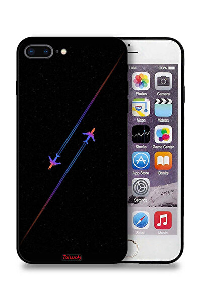 Tolwak غطاء حماية لجهاز Apple iPhone 7 Plus برسومات طائرات