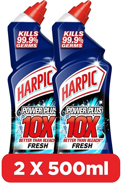 Harpic Power Plus Toilet Cleaner, 10 times better than bleach, kills 99.9% of...