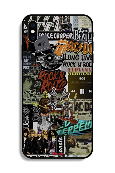 Tolwak حافظة حماية لهاتف Apple iPhone X، تحيا موسيقى الروك آند رول