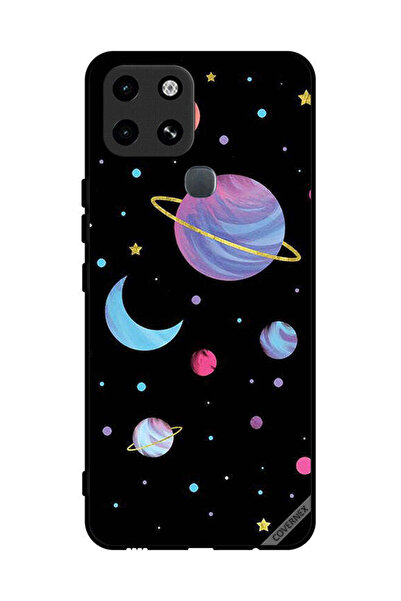 Covernex غطاء حماية لهاتف إنفينيكس سمارت 6 - فن الكواكب