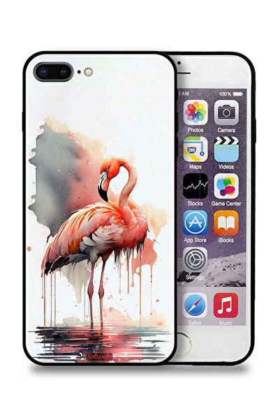 Tolwak غطاء حماية لجهاز Apple iPhone 7 Plus برسومات ألوان مائية استوائية