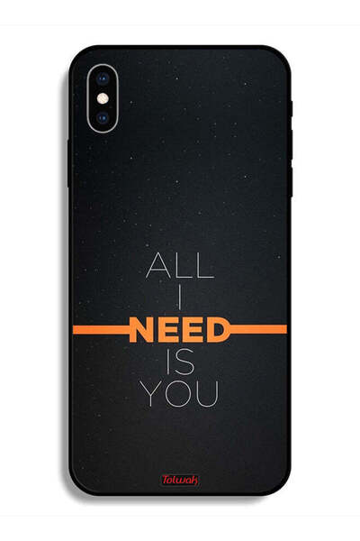 Tolwak جراب حماية لجهاز Apple iPhone X كل ما أحتاجه هو أنت