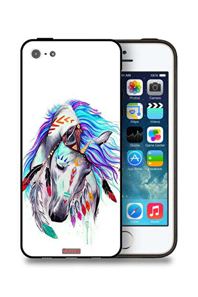 Tolwak غطاء حماية لجهاز Apple iPhone 5/5s/SE بتصميم حصان