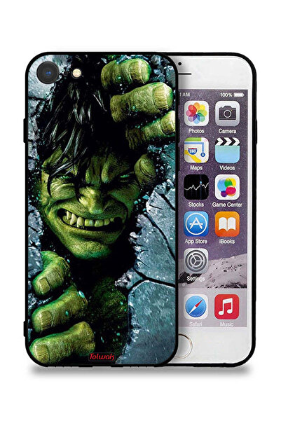 Tolwak غطاء حماية لجهاز Apple iPhone SE (2020) بتصميم هالك المذهل