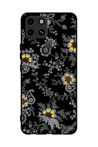 Covernex غطاء حماية لهاتف Infinix Smart 6 بخلفية زهور فنية