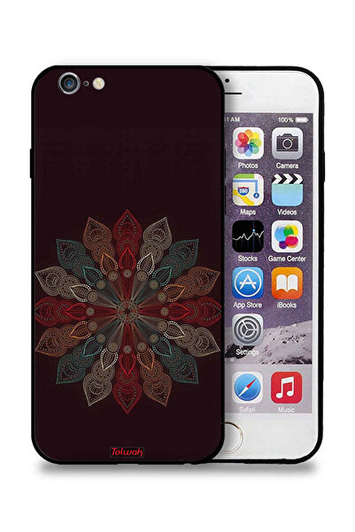 Tolwak غطاء حماية لجهاز Apple iPhone 6/6s بتصميم زهرة ماندالا