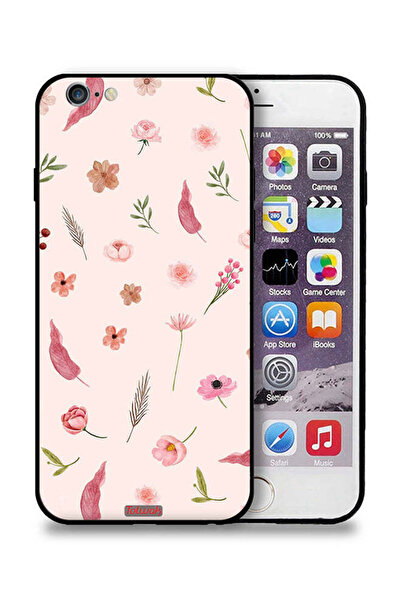 Tolwak غطاء حماية لجهاز Apple iPhone 6/6s بنقشة أوراق وورود