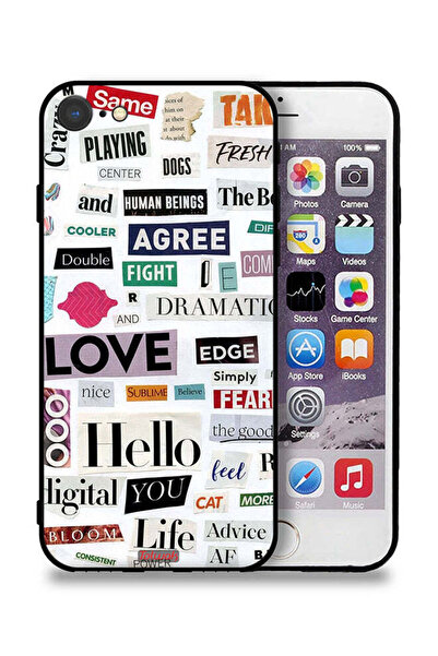 Tolwak جراب حماية لجهاز Apple iPhone SE (2020) مع ملصقات اقتباسات قصيرة