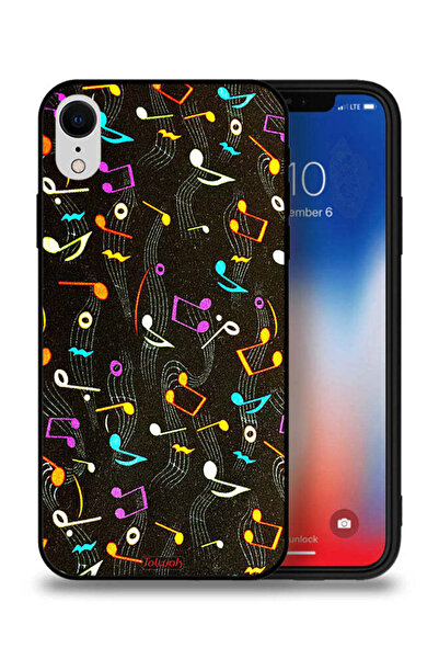Tolwak جراب حماية لجهاز Apple iPhone XR بنمط قماش موسيقي