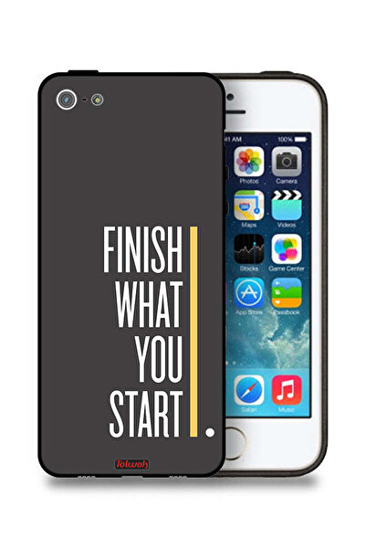 Tolwak جراب حماية لجهاز Apple iPhone 5/5s/SE - أكمل ما تبدأه