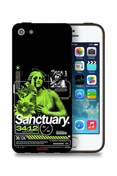 Tolwak غطاء حماية لجهاز Apple iPhone 5/5s/SE من Sanctuary