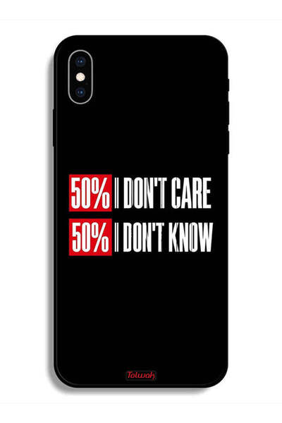 Tolwak جراب حماية لجهاز Apple iPhone X لا يهمني