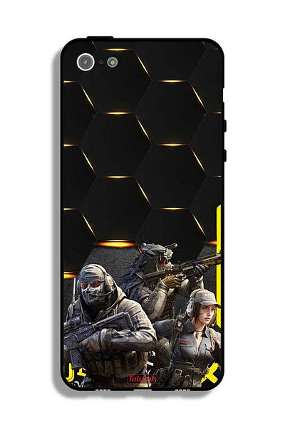 Tolwak Apple iPhone 5/5s/SE Protective Case Cyberpunk Wallpaper