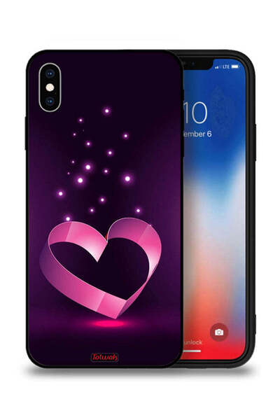 Tolwak جراب حماية من Apple iPhone XS Max بتصميم قلب