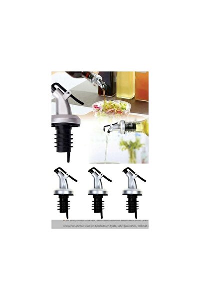 Sepette Herşey 3-Piece Cap Bottle Tip Service Apparatus Dropper Oil Pot Stopper