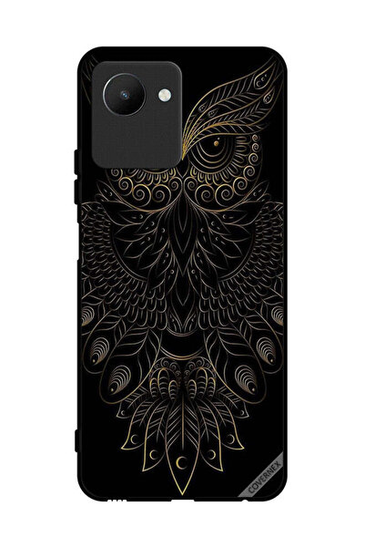 Covernex غطاء حماية لهاتف Realme C30s بتصميم بومة زهرية عصرية