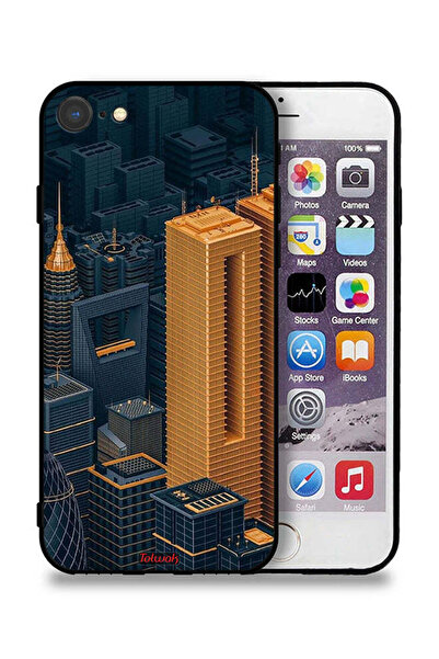 Tolwak جراب حماية لجهاز Apple iPhone SE (2020) - مباني فنية