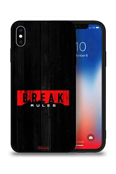 Tolwak جراب حماية لجهاز Apple iPhone XS يكسر القواعد