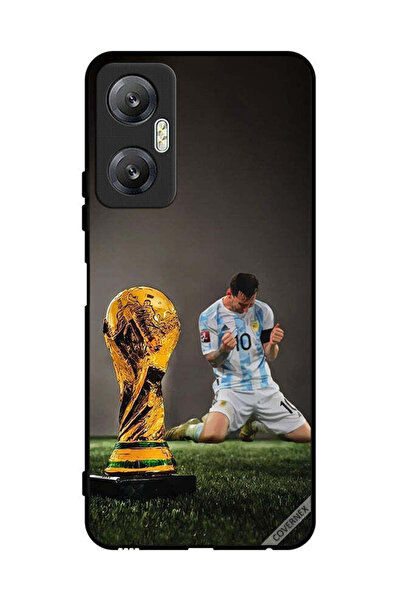 Covernex غطاء حماية لهاتف Infinix Hot 20 مع صورة ليو ميسي وكأس الفيفا