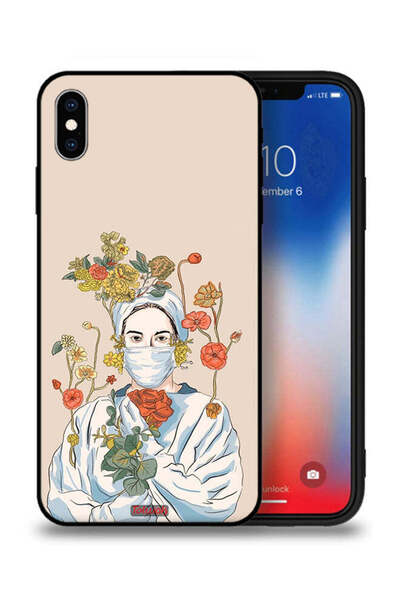 Tolwak جراب حماية لجهاز Apple iPhone XS بتصميم فن الممرضة