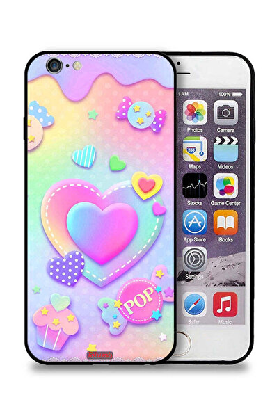 Tolwak غطاء حماية لهاتف Apple iPhone 6 Plus/6s Plus برسومات قلوب نابضة بالحياة