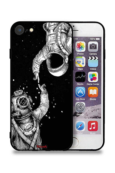 Tolwak جراب حماية لجهاز Apple iPhone 8 بتصميم رواد الفضاء