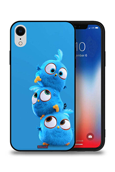 Tolwak جراب حماية لجهاز Apple iPhone XR برسومات طيور لطيفة